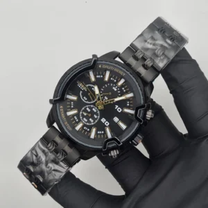 Men’s Stylish Black Chronograph Wrist Watch