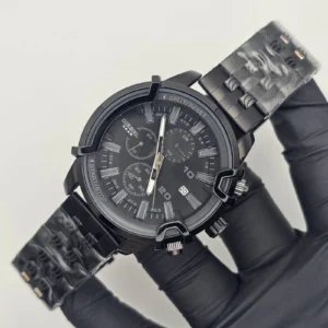 Men’s Stylish Black Chronograph Wrist Watch – 2